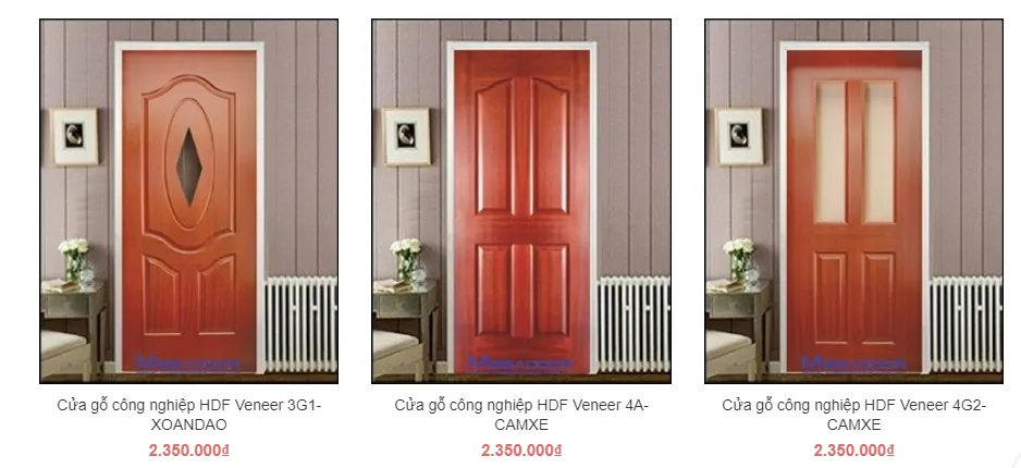 Cửa Gỗ Công Nghiệp HDF Veneer Tại Thành Phố Hồ Chí Minh