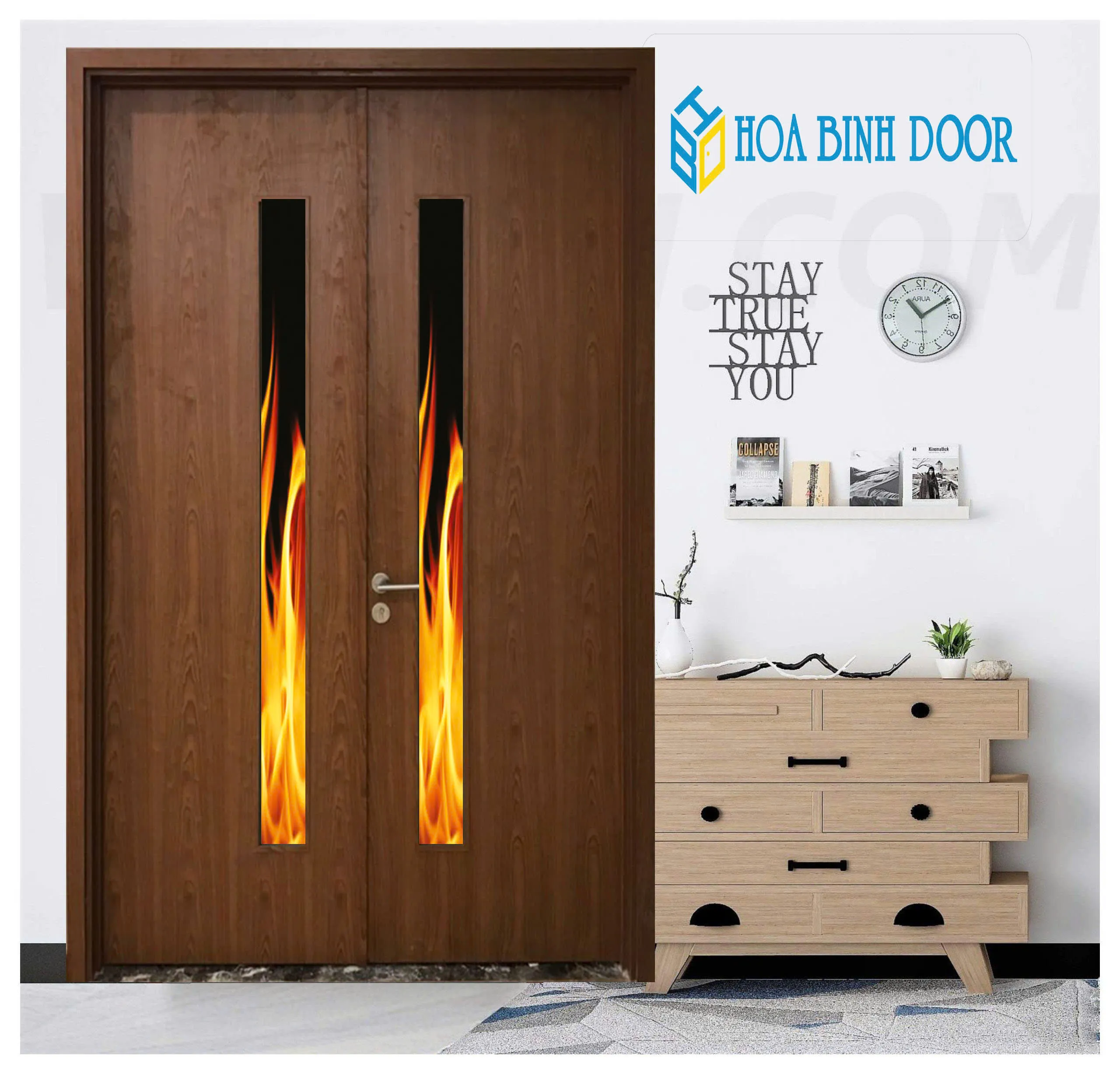 Cửa Gỗ Chống Cháy Là Gì? An Toàn Cho Mọi Không Gian