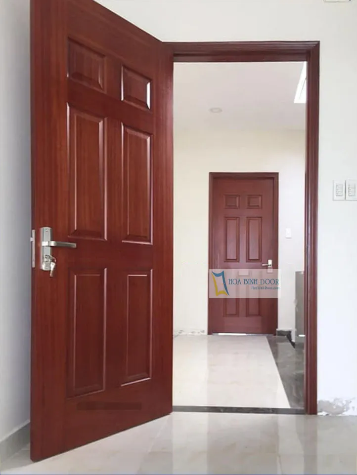 Vẻ Đẹp Tinh Tế, Độ Bền Vượt Trội Từ Cửa gỗ HDF Veneer