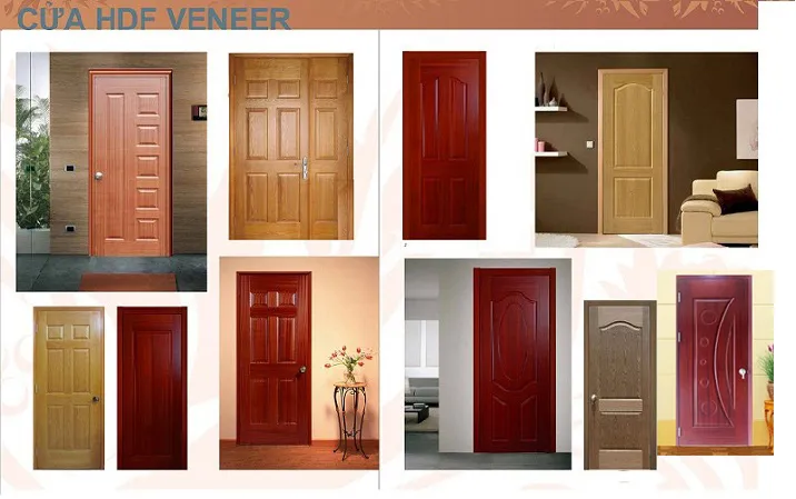 Cửa Gỗ HDF Veneer Cho Phòng Ngủ Tại HoaBinhDoor